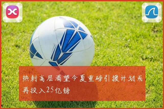 热刺高层渴望今夏重磅引援计划或再投入25亿镑